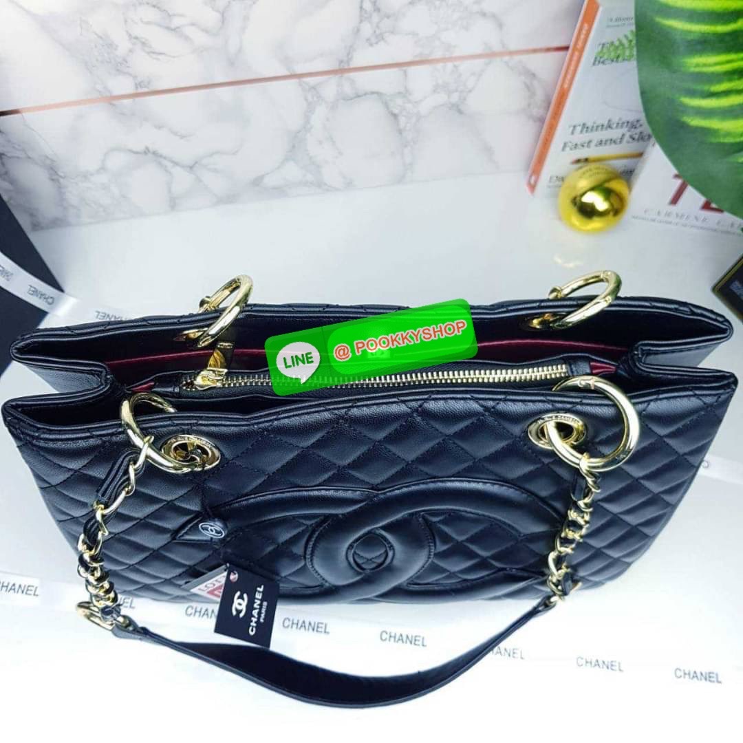 CHANEL BAG VIP GIFT WITH PURCHASE (GWP) จาก CHANEL DUTY FREE COUNTER (CHN546) กระเป๋าสะพาย รุ่น tote ทรงสวย ขนาดกำลังดี จุของได้เยอะ
