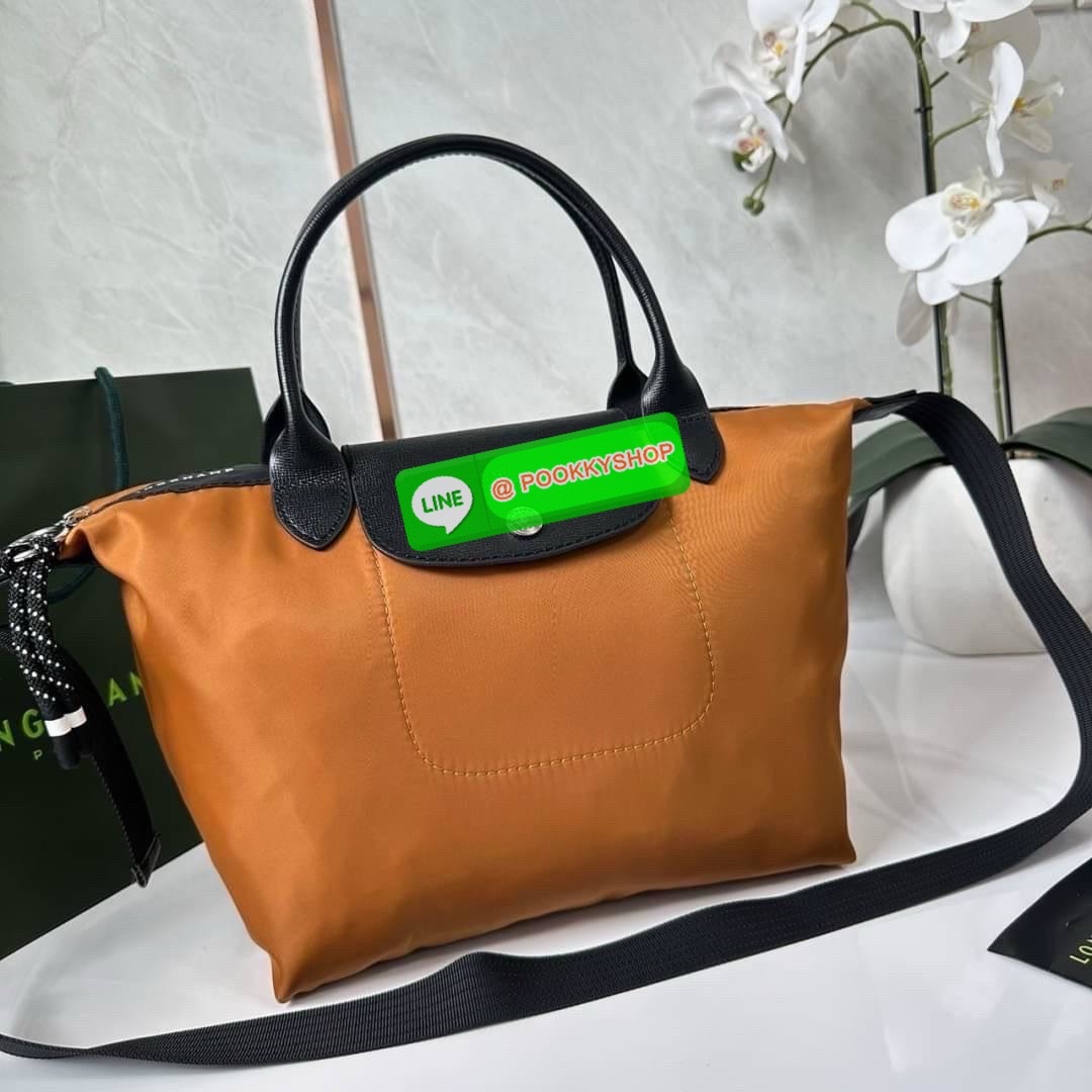 LONGCHAMP LE PLIAGE ENERGY MEDIUM HANDBAG 🔖กระเป๋าสะพายไหล่/ถือ คอลเลคชั่นใหม่สไตล์เรียบหรู ขนาดกลางจุของได้เยอะ