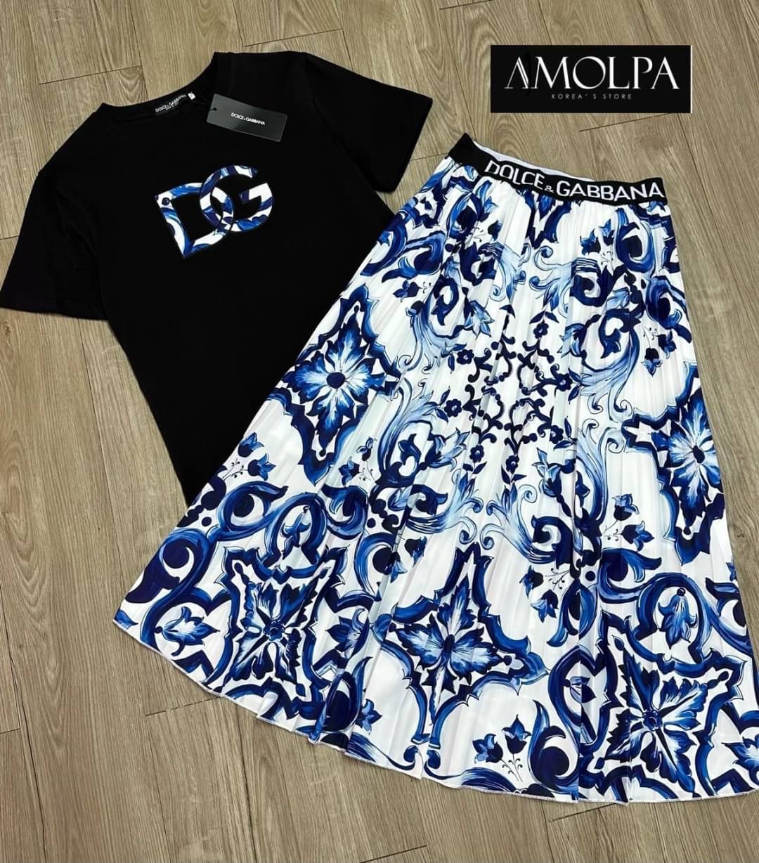 MUST HAVE！SET SKIRT DG ผ้าดีม๊ากกกกกกก 🔥🔥 พร้อมส่ง !!! SET SKIRT DG งานใหม่ชนช๊อป ผ้าดีมาก เย็นมากๆ ห้ามพลาดเลยน๊า สวยสุดๆ