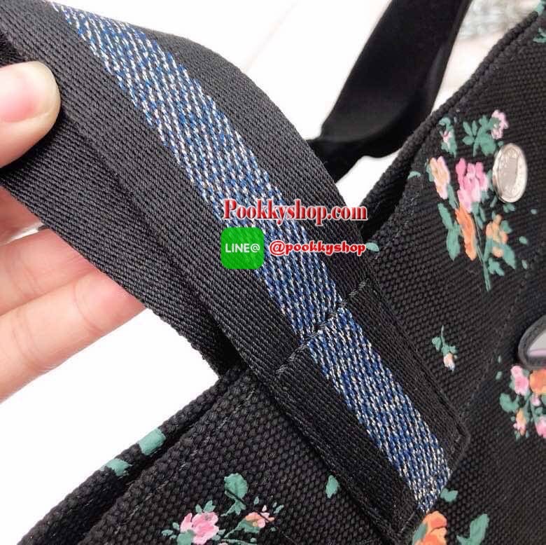 Coach DISNEY X COACH TOTE WITH ROSE BOUQUET PRINT AND THUMPER (COACH 91116) SV/MIDNIGHT MULTI