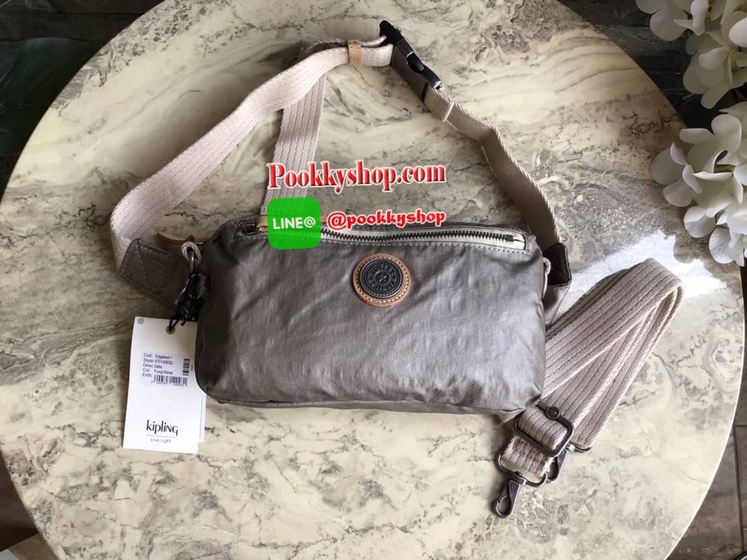Kipling Yoku Medium Crossbody bag convertible to waistbag กระเป๋าคาดอกและสะพายข้าง คอลเลคชั่นใหม่ล่าสุดจาก Part of the Edgeland Plus วัสดุ100% polyester วัสดุกันน้ำ สีสันสไตล์วินเทจ ดูเป็นเอกลักษณ์ น้ำหนักเบา สะพายแล้วคล่องตัว ภายในกว้าง ใส่กระเป๋าเงินใบย