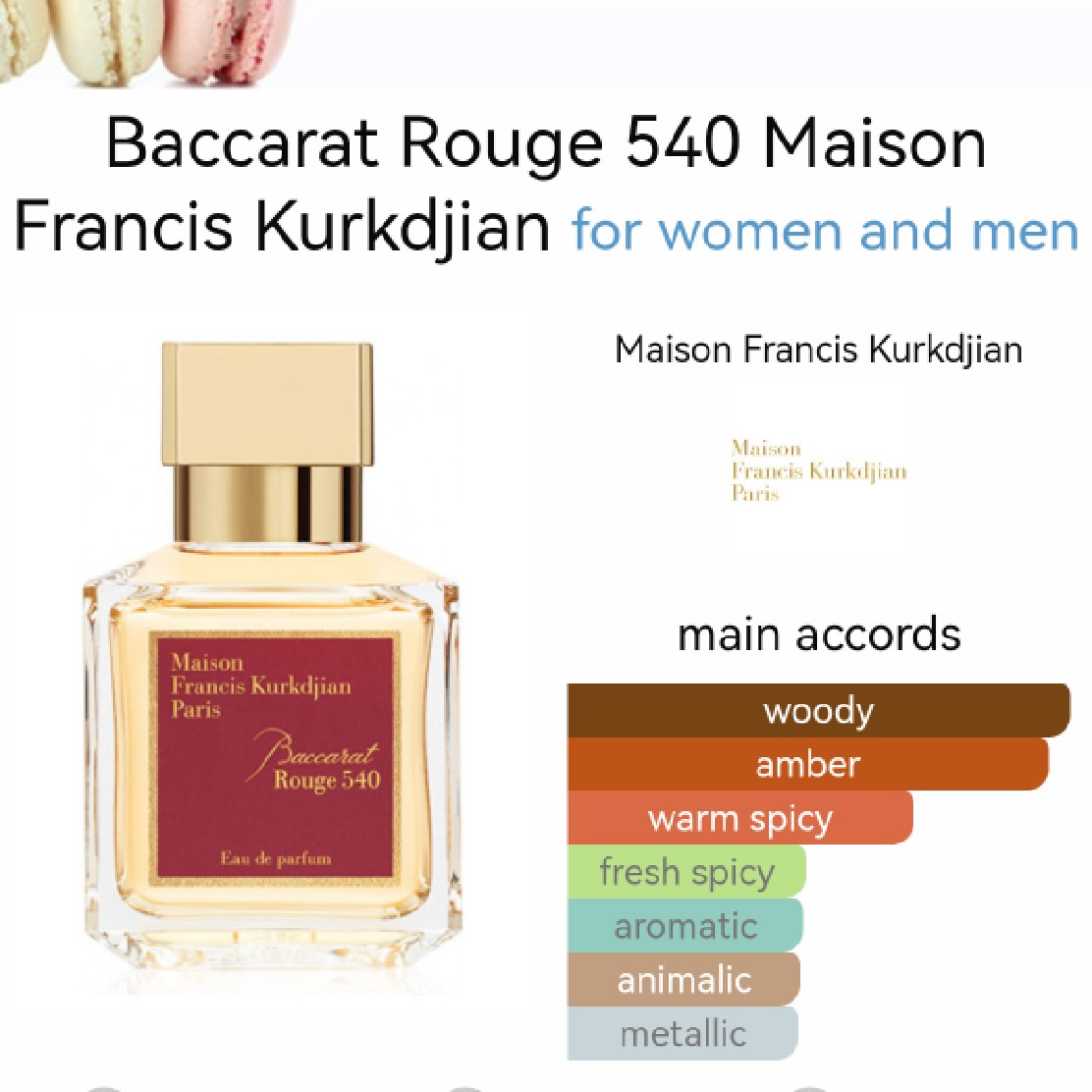 น้ำหอม Maison Francis Kurkdjian Baccarat Rouge 540 EDP