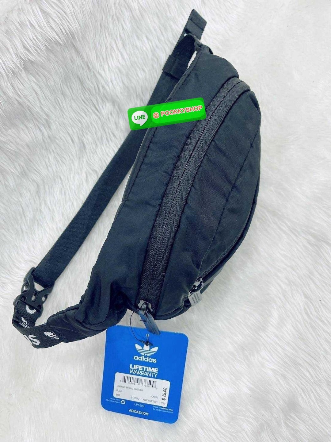 ✅พร้อมส่ง คาดอก คาดเอว adidas Rand II Waist Pack, Black, ผ้าไนล่อน