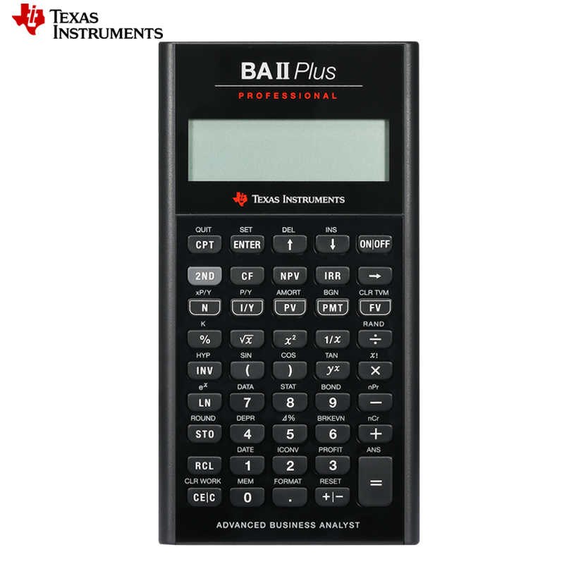 เครื่องคำนวณทางการเงิน Texas Instruments # BA II Plus Professional (New Model)