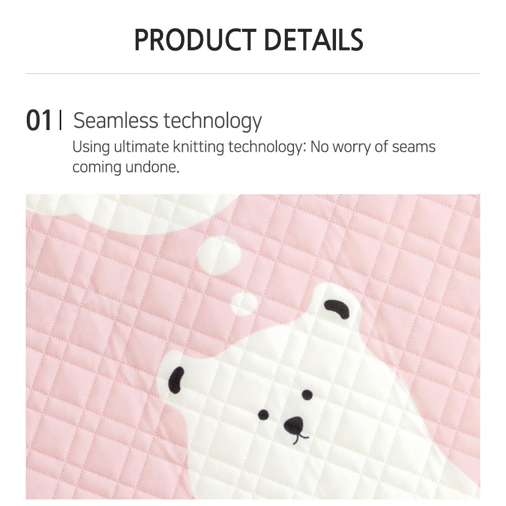 Oben Non-slip waterproof pad ผ้าปูรองที่นอนกันน้ำซิลิโคน สำหรับเด็ก กันน้ำ 100% ไม่ซึมเปื้อน Made in Korea