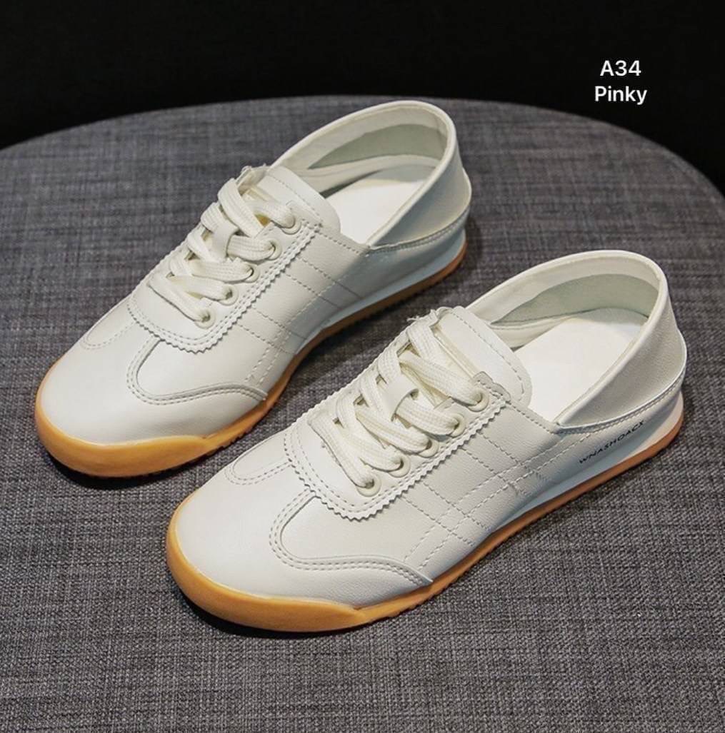 ผ้าใบ A34 งานเก๋ ไม่ซ้ำใคร ใส่สบาย งานนิ่ม สวย ใส่แบบเหยียบส้นได้ สวมง่าย ใส่เที่ยว วิ่ง เล่นกีฬา ได้หมด งานระดับไฮเอน ในราคาจับต้องได้จ้า