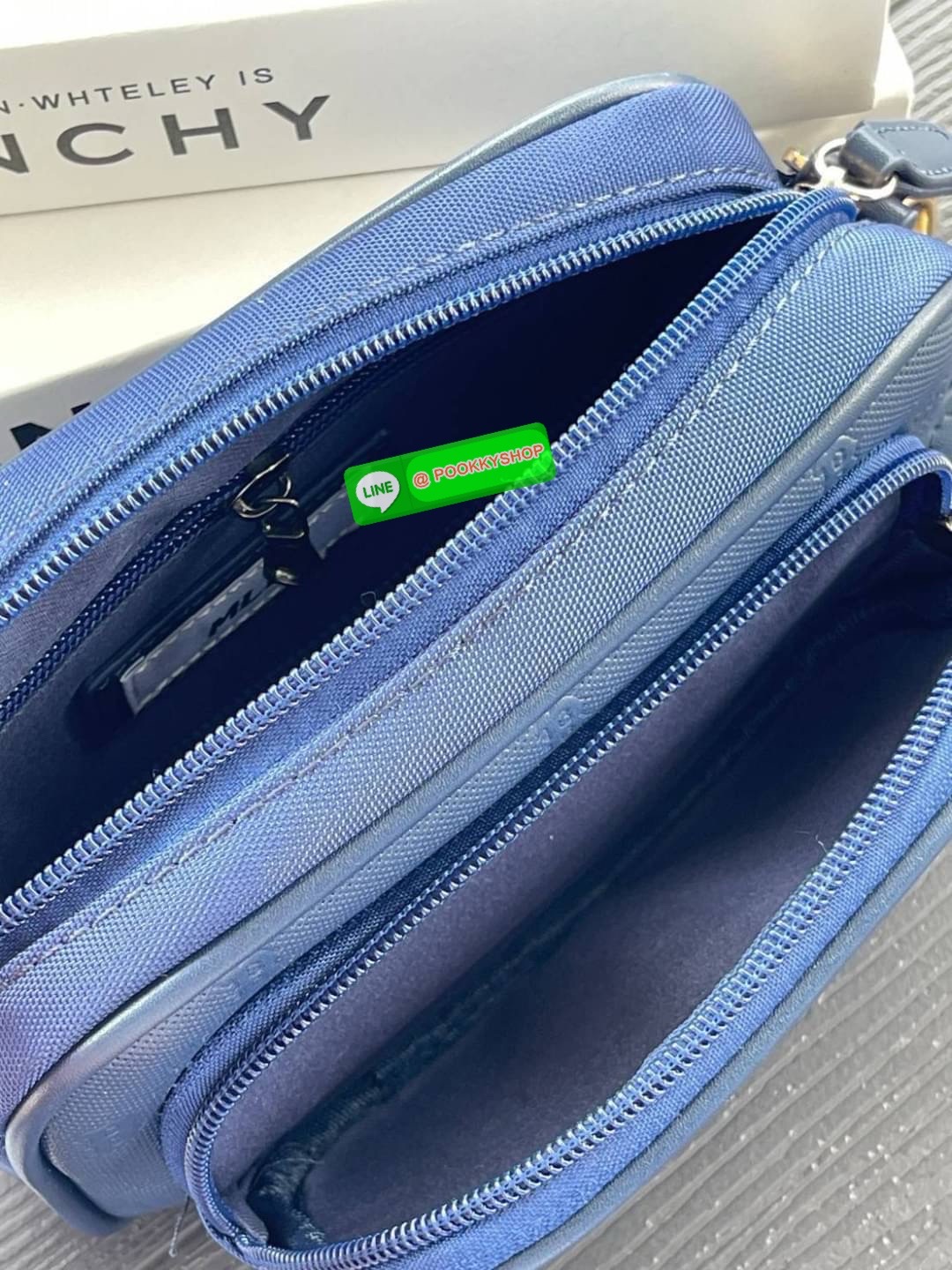 MLB แท้ Outlet กระเป๋าทรงกล่อง มีซิป 2 ช่อง ใส่ของได้เยอะ สายสปอร์ตสุดเก๋ มาพร้อมที่ห้อยบัตร