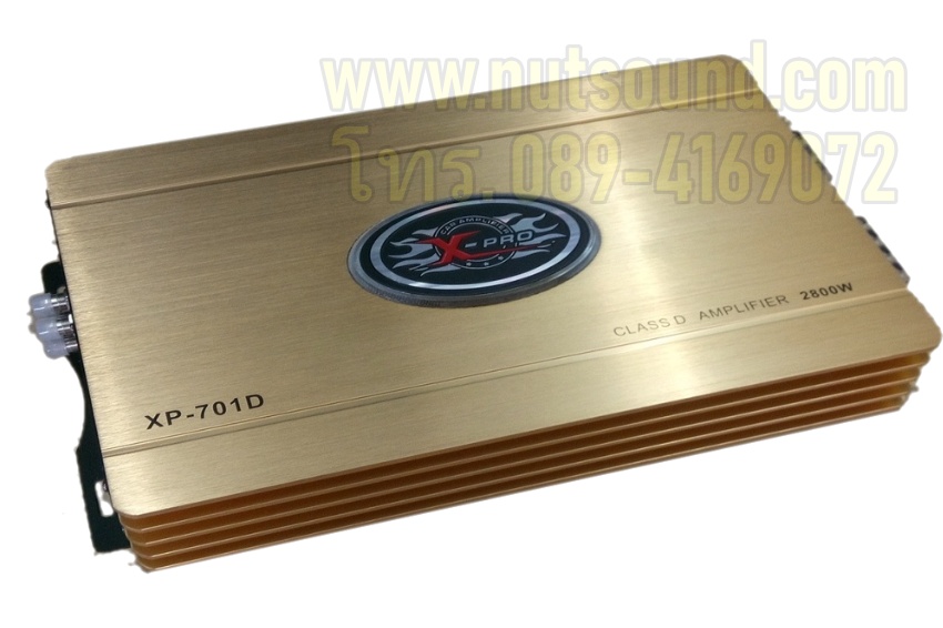 เพาเวอร์แอมป์รถยนต์ คลาสดี 2800 w ยี้ห้อ X-PRO