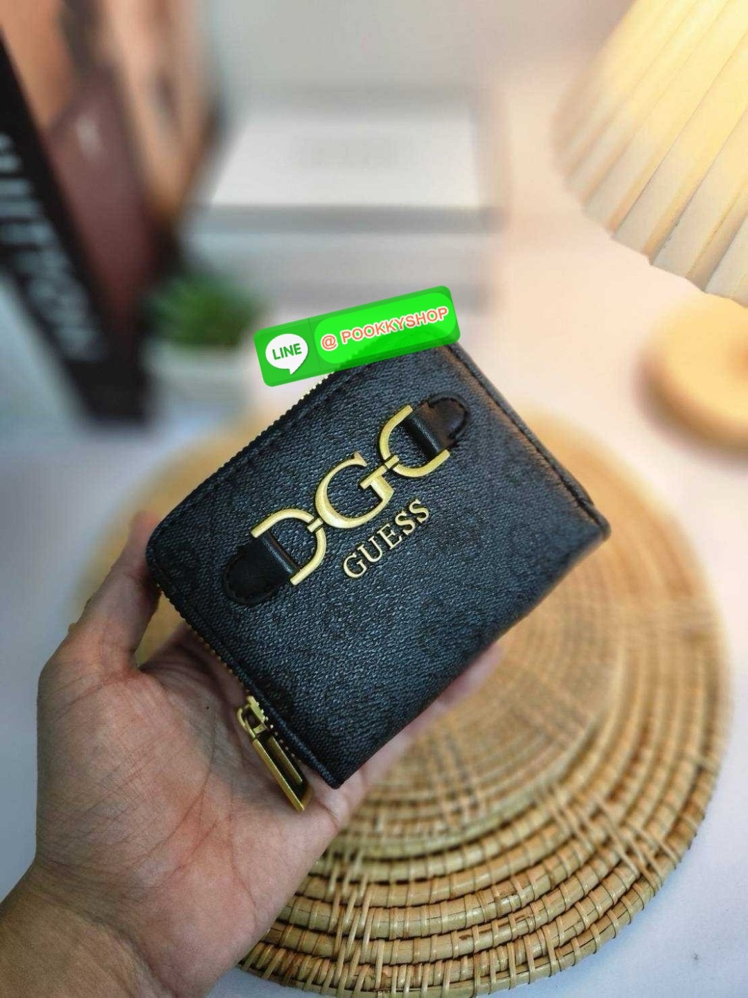 กระเป๋าสตางค์ใบสั้นเกรส Guess งานแท้Outlet