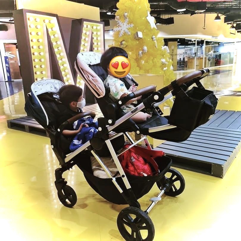 Keenz Kinetic Double Seat รถเข็นเด็ก 2 ที่นั่ง Full Size