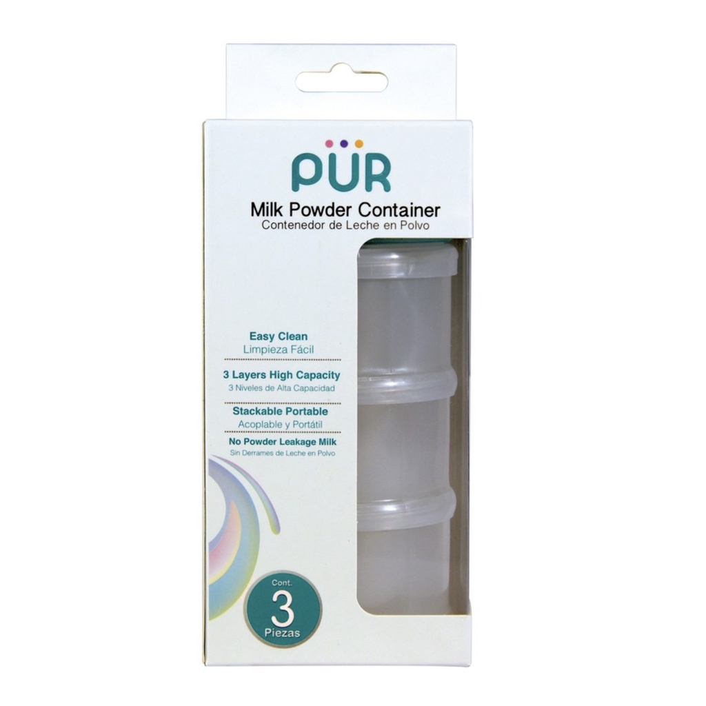 PUR Milk Powder Container กล่องแบ่งนมผง 3 ชั้น