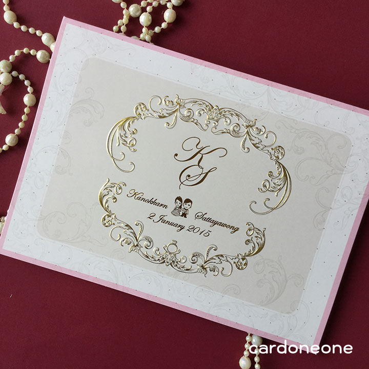 Wedding card Premium หรือการ์ดแต่งงานพรีเมี่ยม วินเทจ