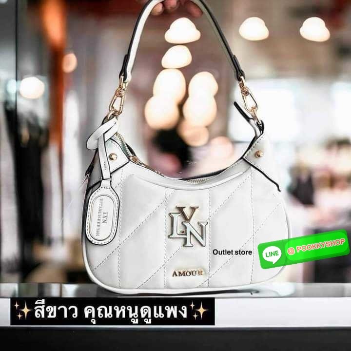 กระเป๋าลิน Lyn ทรงพอช 💝สะพายข้างได้ คล้องไหล่ได้ 💝ได้สายสะพาย 2 เส้น