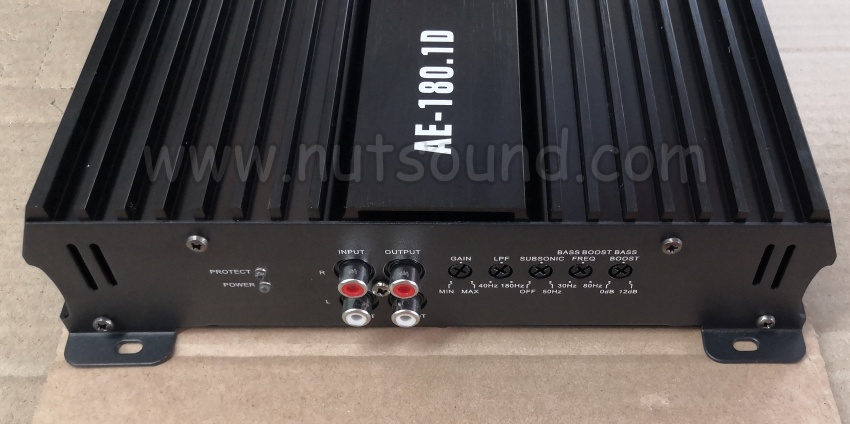 เพาเวอร์แอมป์ class d 2ch 2800w รุ่น AE-180 เพาเวอร์แอมป์รถยนต์ คลาสดี ขับซับ 10 นิ้ว