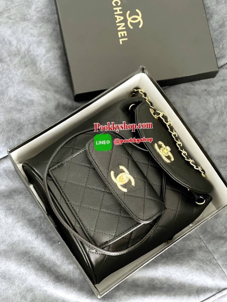 Chanel Backpack Caviar Small SIZE AND FIT