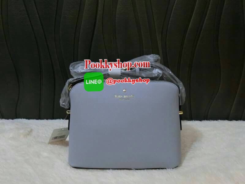 KATE SPADE CEDAR STREET MANDY แบรนด์ดังจากอเมริกาสุดฮิต กระเป๋าขนาดน่ารัก สะพายข้าง หนัง saffiano ภายในลายสวยเก๋สีทองเรียบหรู ทรงแข็งอยู่ทรง MUST HAVE!!