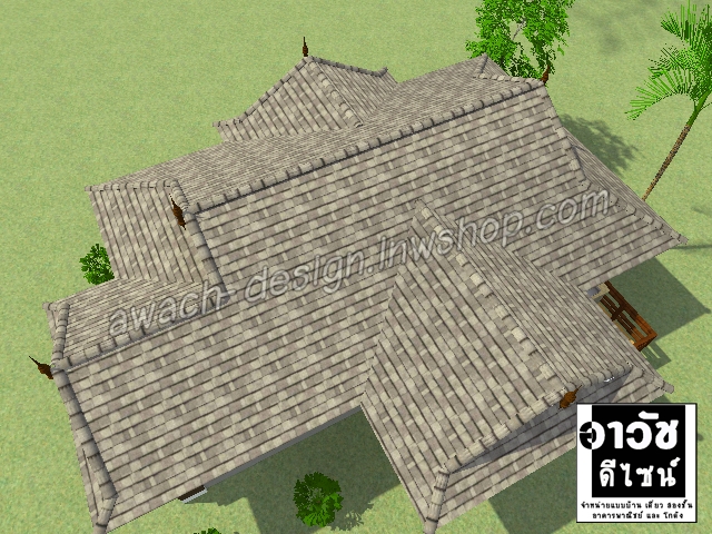 B101 แบบบ้านชั้นเดียว 2 ห้องนอน