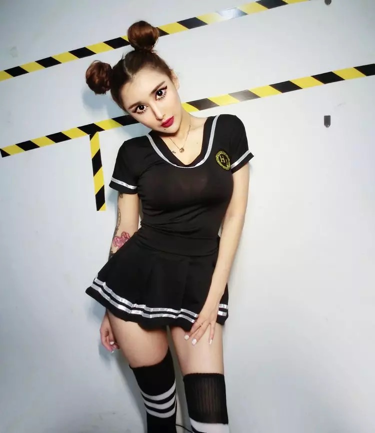 ชุดคอสเพลย์ ชุดพละ นร.ญี่ปุ่น ชุดนักเรียน ญี่ปุ่น (.set ประกอบด้วย: เสื้อ +กระโปรง +ถุงเท้า+G-string ) สำเนา สำเนา