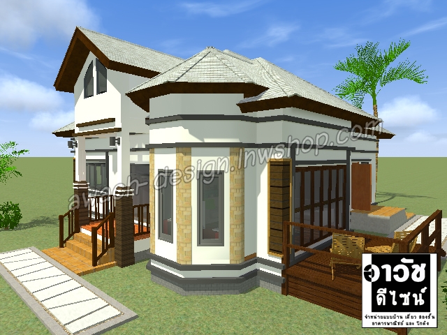 B102 แบบบ้านชั้นเดียว 3 ห้องนอน