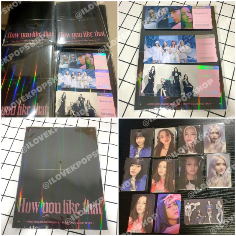 พร้อมส่ง BLACKPINK Single Album - How You Like That ได้ของแถมจาก YG / KTOWN + Poster