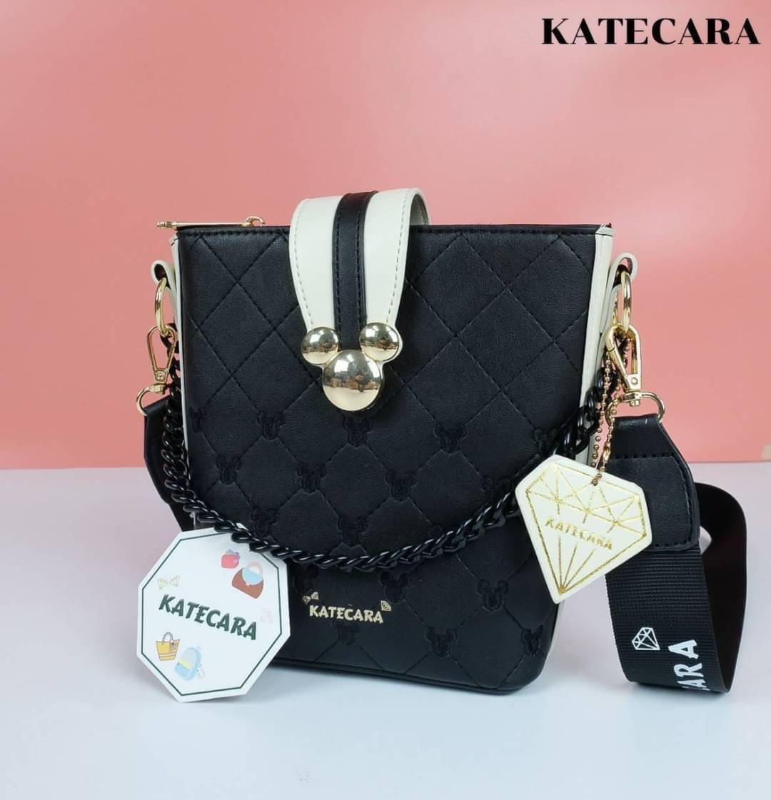 ว๊าวววๆๆ สวยมาก แบรนด์แท้ KATECARA ทรงถัง หน้ามิกกี้ มี2 สาย งานสวยมากๆ คะ