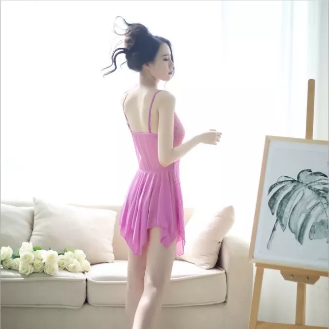 ชุดเซ็กซี่ ซีทรู ชุดสายเดี่ยว สีขาว แต่งลูกไม้ช่วงอก งานเกรดพรีเมี่ยม เนื้อผ้ามีน้ำหนัก ทิ้งตัว สวยมากๆคะ งานลูกไม้หรูสุดๆ + G-string เข้าชุดคะ สำเนา สำเนา