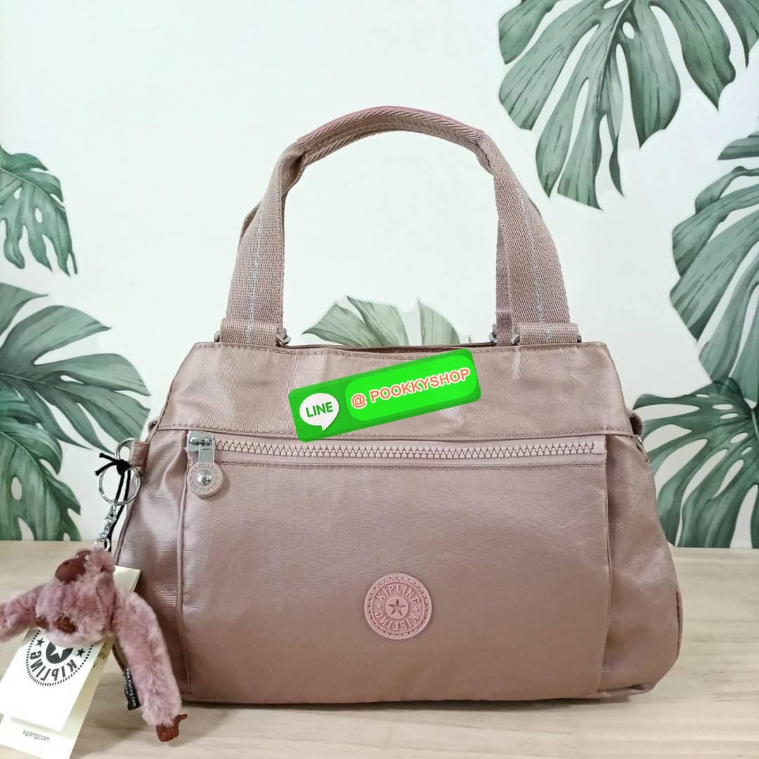 Kipling Damen Orelie Henkeltasche handbag กระเป๋าถือหรือสะพาย ขนาดกลาง วัสดุ Nylon 100% หูถือสูง 7 นิ้ว สายสะพายยาว 126ซม. มีช่องแยกใช้งานหลายช่อง ประกอบด้วย -ด้านหน้า ช่องซิปลึกถึงฐานกระเป๋า -ด้านหลัง ช่องซิปลึกถึงฐานกระเป๋า -ช่องใช้งานหลักด้านใน 3 ช่อง
