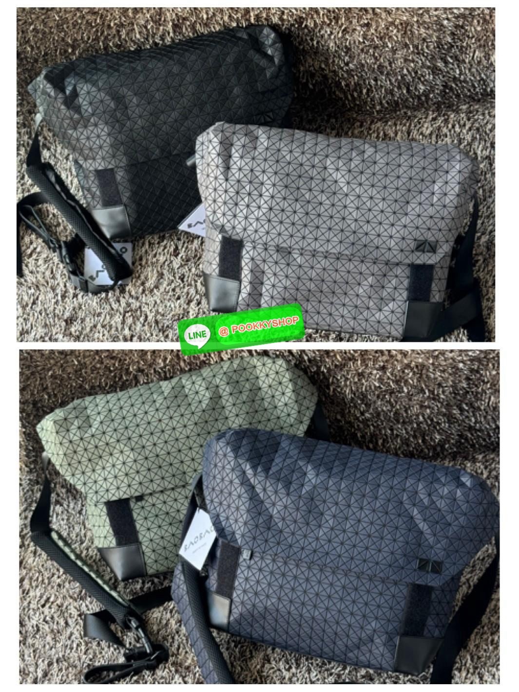 Baobao issey miyake Sling shoulder bag ดีไซน์เอกลักษณ์เฉพาะตัว ใส่ของได้เยอะ ช่องกระเป๋าเป็นระเบียบ โดยโดดเด่นด้วยแผ่นรูปสามเหลี่ยมอันเป็นซิกเนเจอร์ในการจัดเรียงสลับกัน รุ่นนี้ยังมีจุดเด่นในเรื่องคุณสมบัติการใช้งาน ภายในมีช่องบุหนาสำหรับใส่โน้ตบุ้คได้ สำห