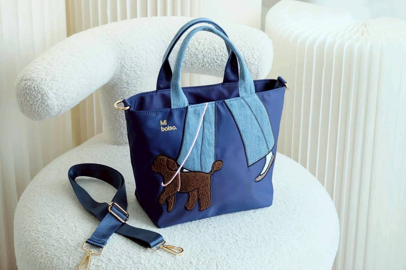 กระเป๋าผ้า Miszapatos แบรนด์ที่ญี่ปุ่นฮิตมาก ดีไซน์น่ารัก วัสดุผ้าไนล่อน เกรดหนา สามารถกันน้ำกันฝุ่นได้