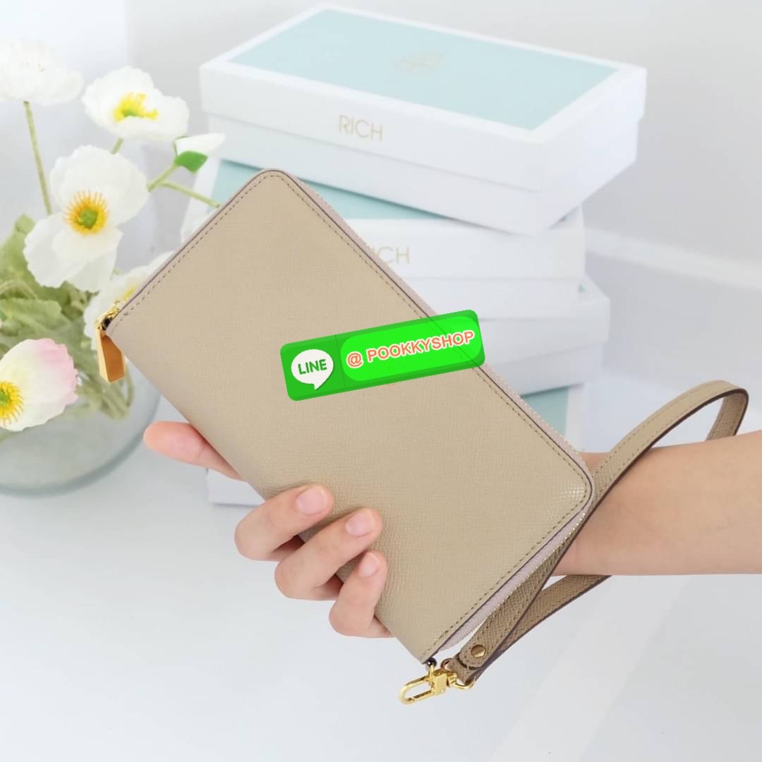 KEEP • Super Rich Collection 8 ( Long Wallet )• กระเป๋า สตางค์ขนาดยาว ซิปรอบ ภายใน จุของคุ้ม ใส่บัตร ใส่มือถือ มีช่องใส่เหรียญแยกอีกด้าน ใส่แบงค์พันได้ไม่ต้องพับ ใบจริงสวยมาก ได้ไปรับทรัพย์ทวีคูณแน่นอนค่ะ Don’t miss !!