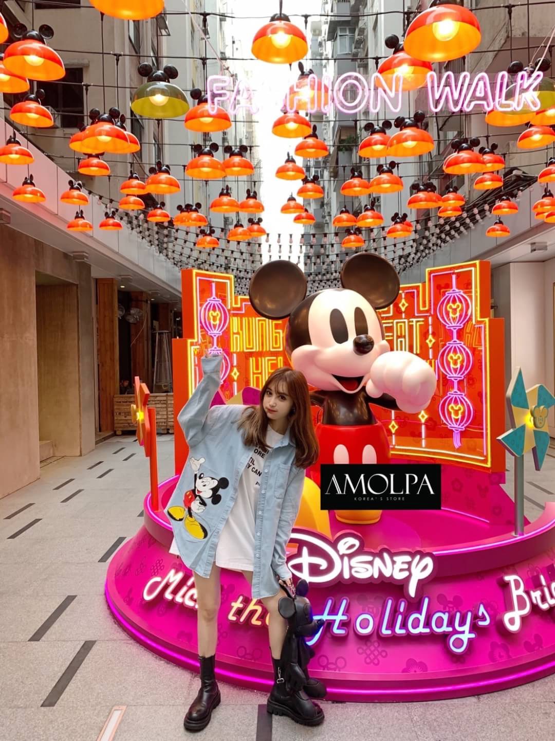 Detail พร้อมส่ง เสื้อยีนส์แท้แขนยาว MICKEY ตามแบบแท้ ใส่สบาย ชนช๊อป ใส่แล้วไม่ร้อนนะคะ จะใส่เดี่ยวๆหรือใส่คลุมเป็นตัวด้านนอกก็ชิคคคคมากกก ไม่มีถือว่าพลาดมากค่ะ