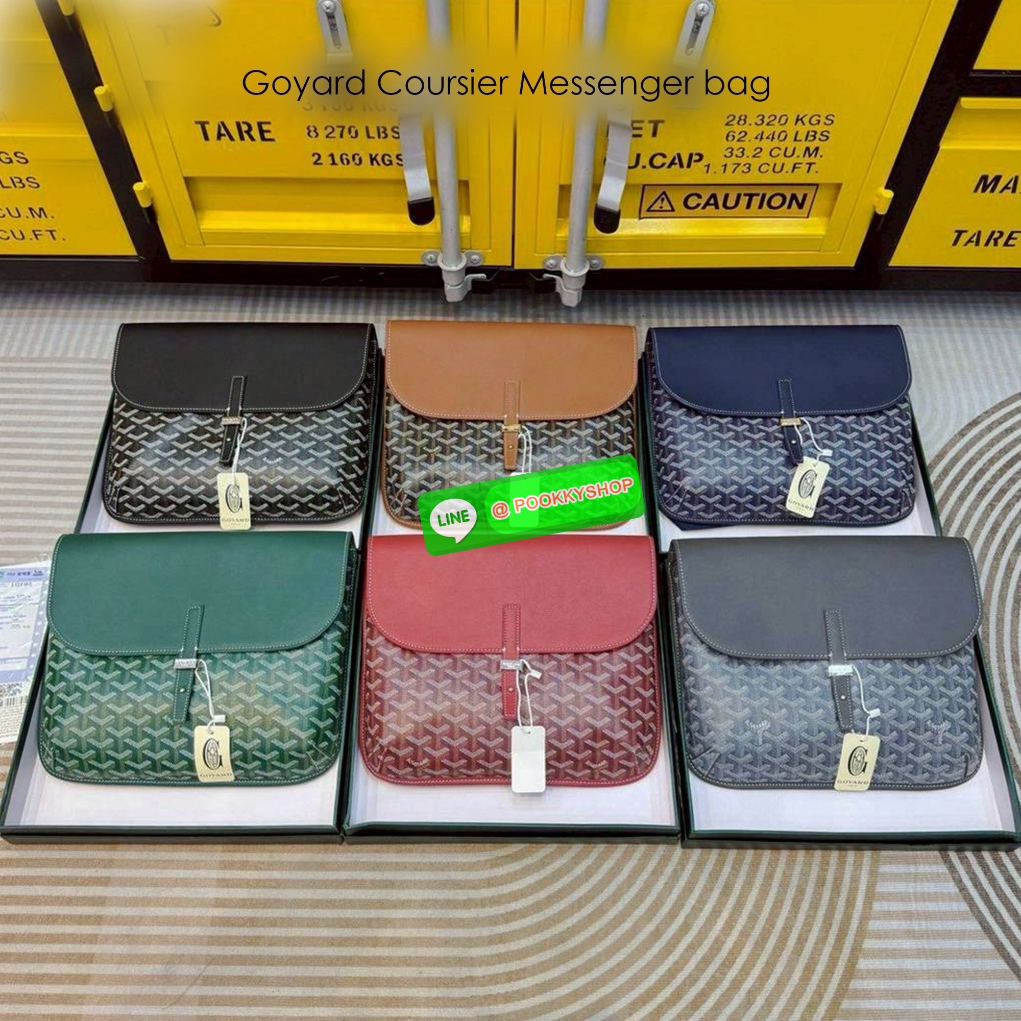 🕊️ พร้อมส่ง | Goyard Coursier Messenger bag กระเป๋าแมสเซ็นเจอร์ดีไซน์ใหม่ กะทัดรัดใช้งานได้อย่างคล่องตัว เหมาะมากสำหรับสายสปอร์ต ที่สุดของความหรูตอบโจทย์การใช้งาน ใบจริงสวยงามตามรูปค่ะ