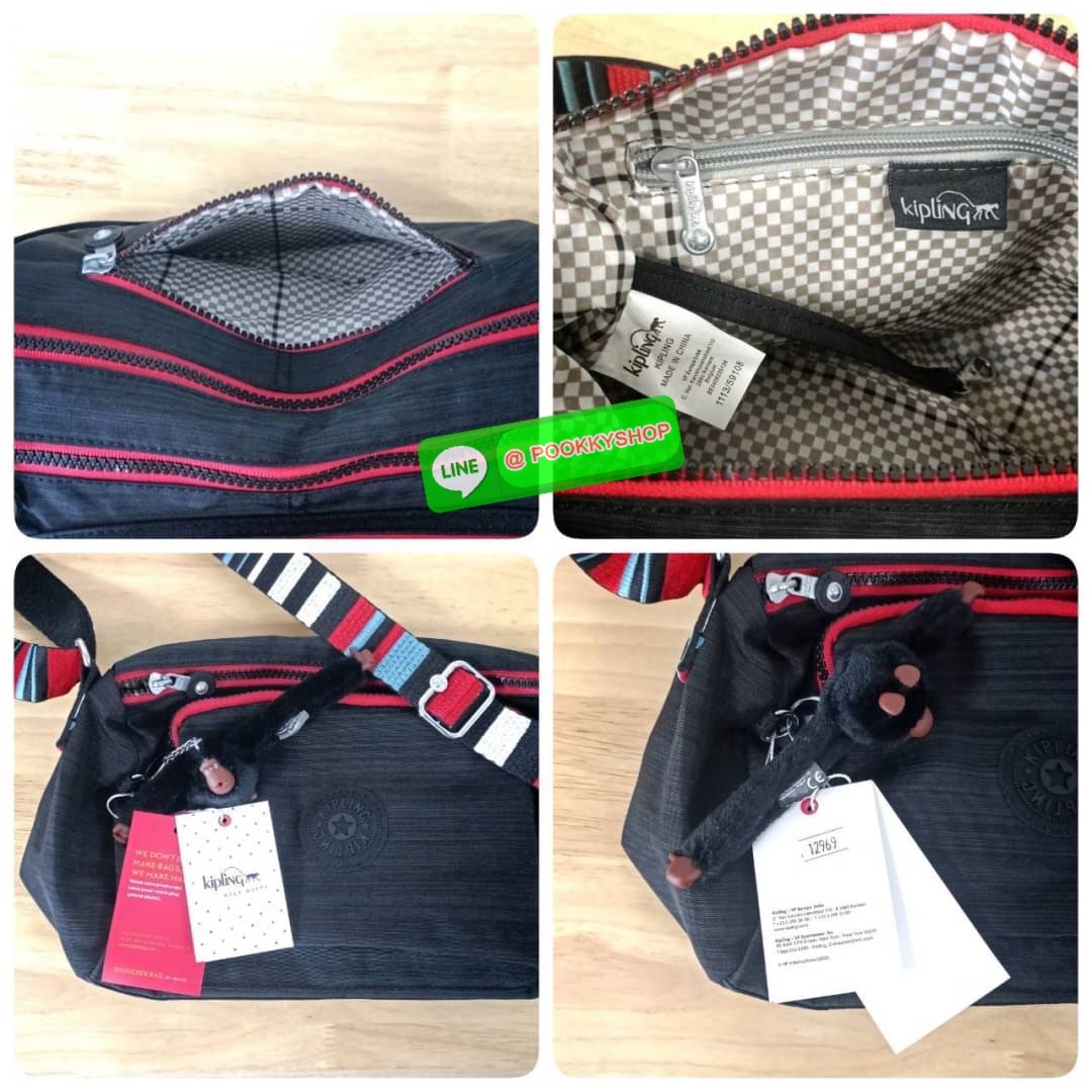 KIPLING RETH CROSSBODY BAG ซับในตาราง วัสดุ Nylon +polyester กระเป๋าสะพายข้างหรือ สะพาย Crossbody ได้ ช่องหน้าเปิด-ปิด ด้วยซิป พร้อมช่องแยกบ่อยด้านข้าง ช่องหลัก 2 ช่อง ด้านในโล่งกว้าง สามารถจุสัมภาระได้เยอะ พร้อมช่องซิปหลัง สายสะพายปรับระดับสั้น-ยาว ได้ f