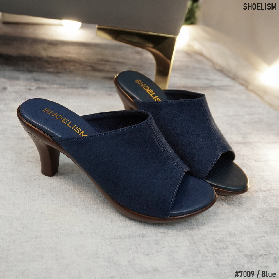 พร้อมส่งมากค่า!! รองเท้าส้นสูงผ้าสักหลาด เรียบหรู สวยทุกองศา เป๊ะทุกมุม พร้อมส่ง 4 สี บอกเลยว่าสวยทุกสีเลยค่าาา...