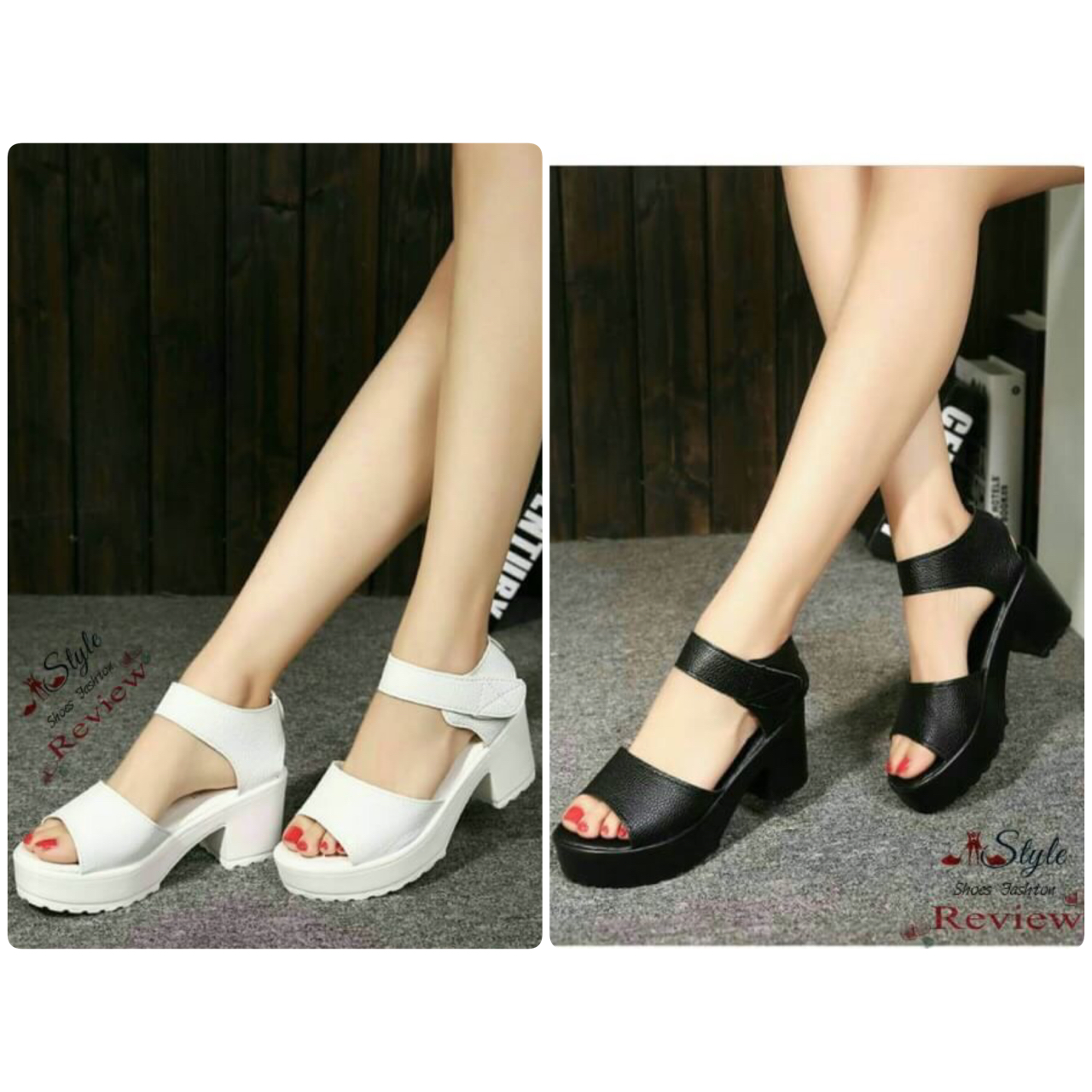 New Arrival & Best Seller!!.. พร้อมส่ง Platform Shoes ทำจากหนัง PU พื้นอย่างดี นิ่ม เบา ใส่สบาย ส้นสูงประมาณ 3 " เสริมด้านหน้า 1.5" สวมใส่ง่าย มีสายรัดข้อเปนเมจิกเทป ปรับระดับได้ แบบเรียบๆ แต่ดีดู จะใส่ทำงาน หรือไปไหนก้อดูดี ลงตัวไปหมด แมทซ์ได้ก
