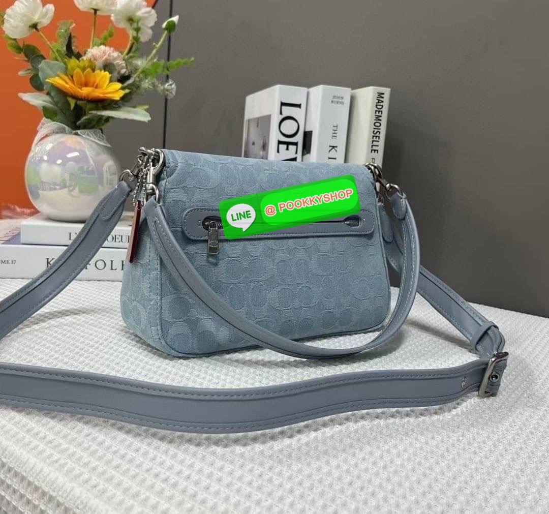 Coach Soft Tabby Shoulder Bag In Signature Denim