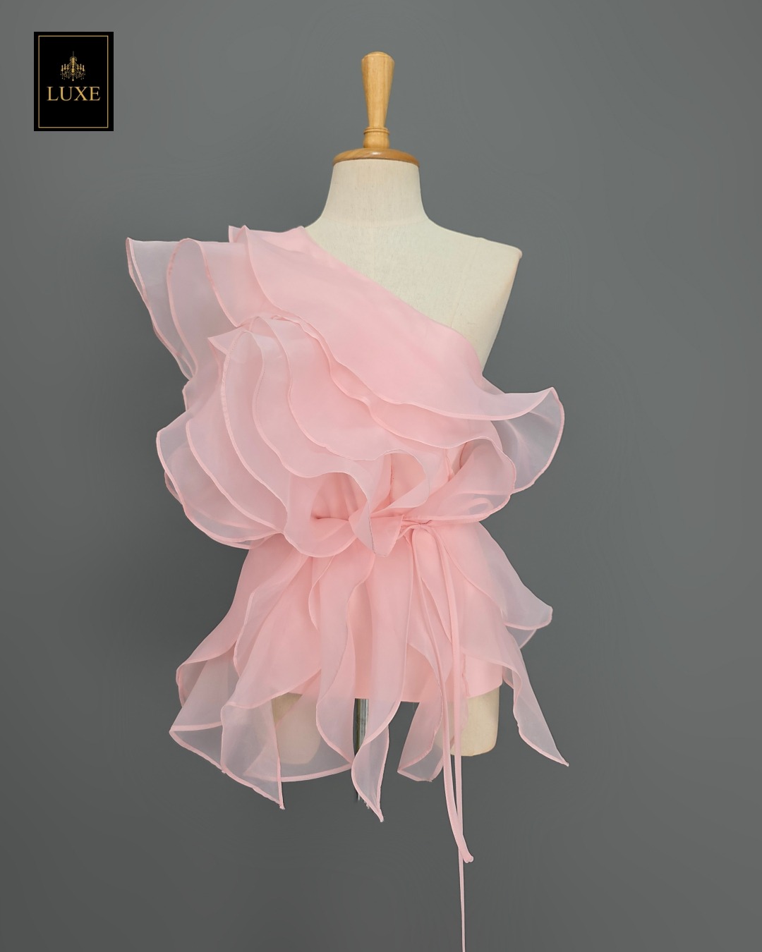 เสื้อแฟชั่น เสื้อแขนกุดไหล่เดียว