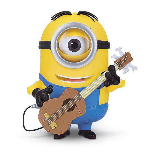 ฮ Minions Movie 8 Inch Talking Stuart with Guitar ของแท้ นำเข้าจากอเมริกา