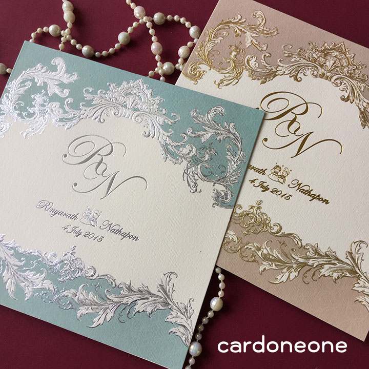 การ์ดแต่งงานพรีเมี่ยม วินเทจ