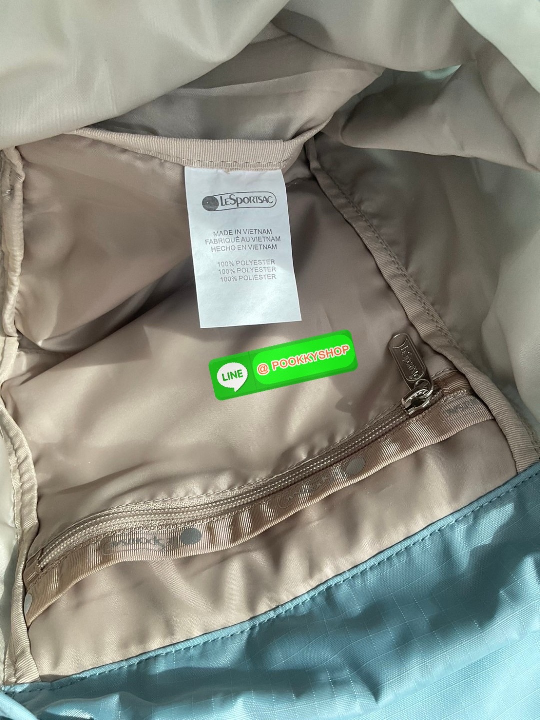 🚚 พร้อมส่ง 🚚 Japan LeSportsac Casual Versatile Portable Women's Bag Solid Color Blue Bucket Bag Flip Backpack สินค้าแบรนด์แท้100% พร้อมแท็ก! กระเป๋าเป้สะพายหลังลําลอง ทรงบักเก็ต น้ําหนักเบา กระเป๋าเป้หูรูด กระเป๋าเดินทางขนาดกลาง ด้านห