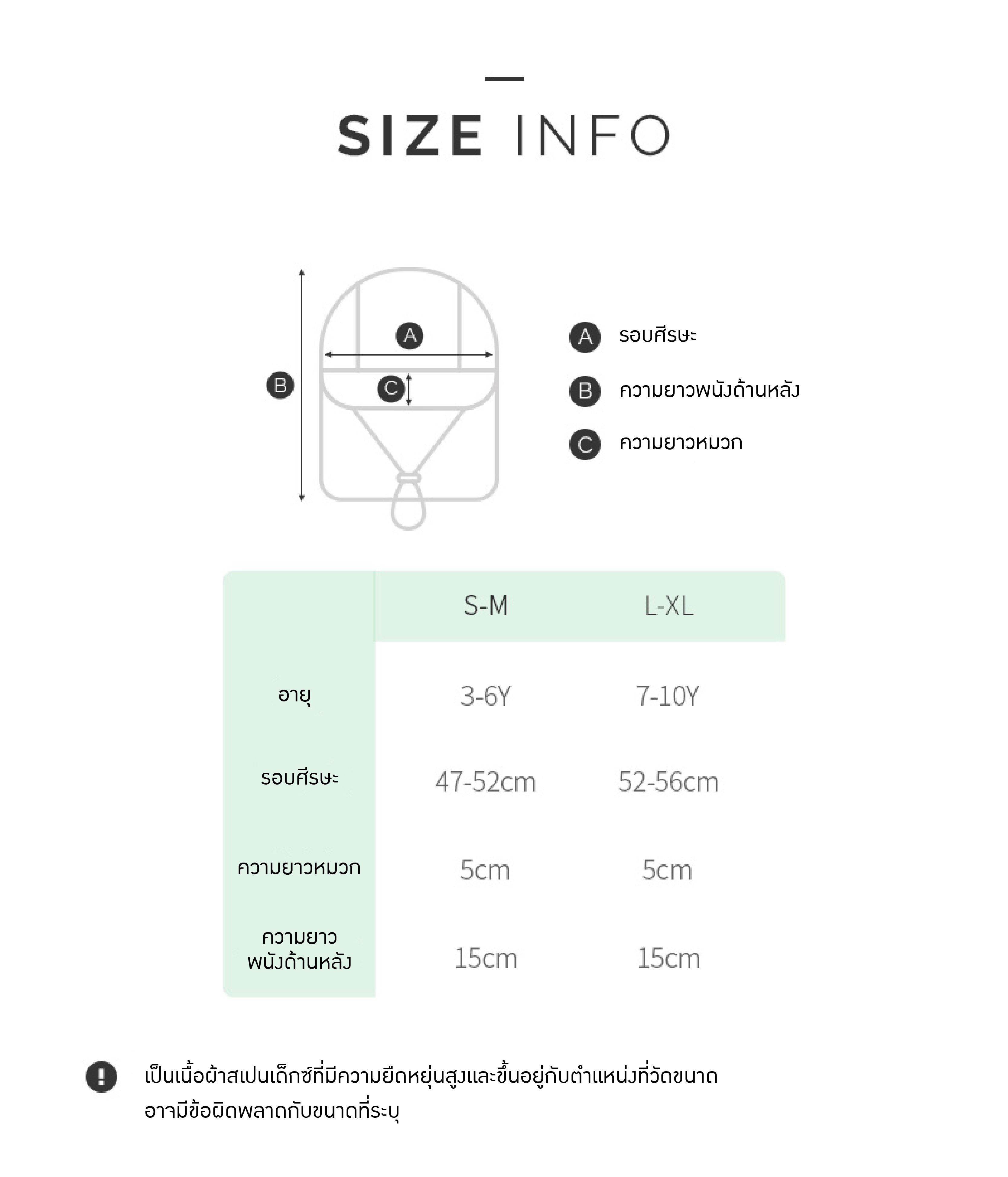 Kidsumplay Kids UV Swim Flap Cap หมวกกันแดดสำหรับยาวปิดคอ