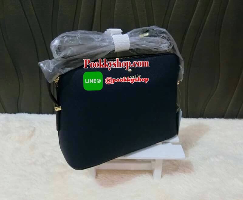 KATE SPADE CEDAR STREET MANDY แบรนด์ดังจากอเมริกาสุดฮิต กระเป๋าขนาดน่ารัก สะพายข้าง หนัง saffiano ภายในลายสวยเก๋สีทองเรียบหรู ทรงแข็งอยู่ทรง MUST HAVE!!