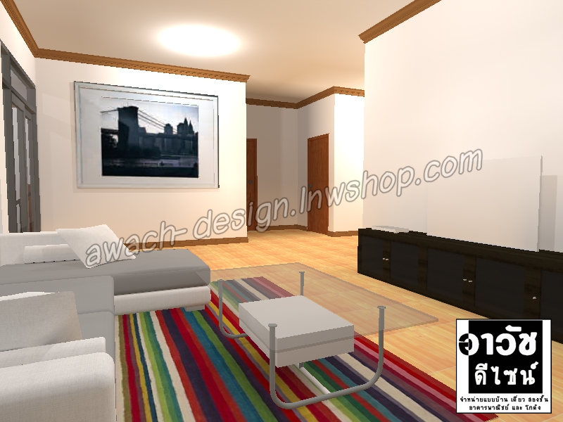 C1102 แบบบ้านชั้นเดียว 3 ห้องนอน