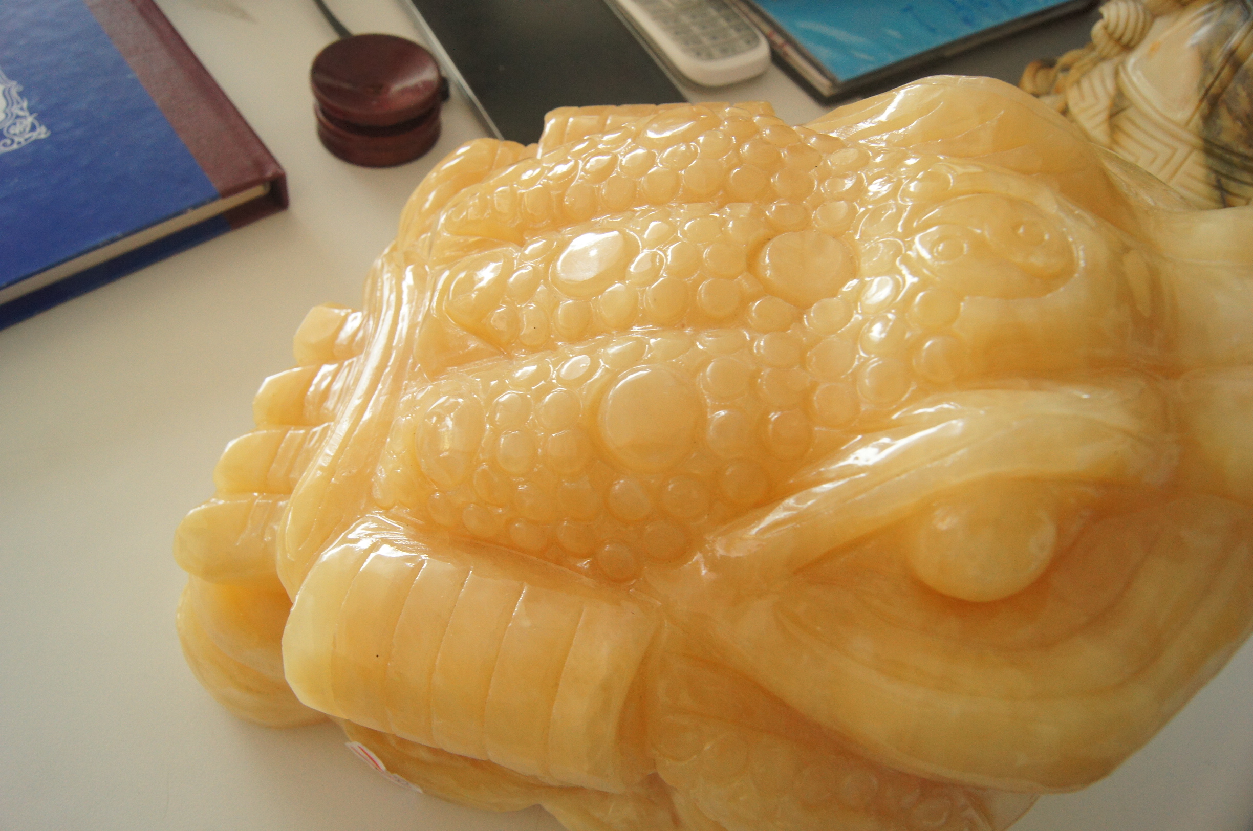 กบคาบเหรีญ ขนาด กว้าง 20 สูง16 cm