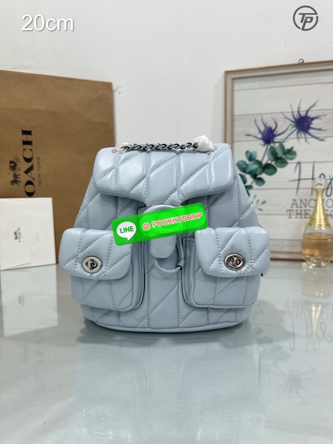 NEW ARRIVAL! สวยเกินห้ามใจ หนังนิ่มฟูสุดๆไปเลยค่า COACH TABBY QUILING BACKPACK ((CU076)) 💌พร้อมส่ง! ใหม่ก่อนใคร กับกระเป๋าทรงที่ฮิตเกินต้าน หนังแท้อย่างดี หนังนิ่ม ฟู ลื่นเงาแววสวยมากๆ ตัดกับอะไหล่ทองแย่างลงตัว