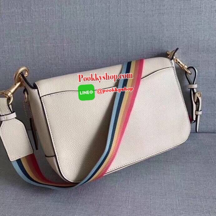 Coach Jess Leather Messenger Black