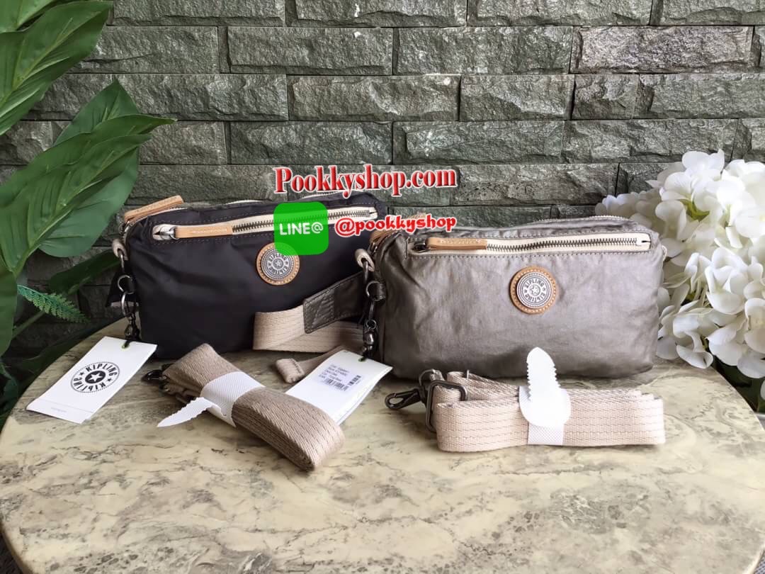Kipling Yoku Medium Crossbody bag convertible to waistbag กระเป๋าคาดอกและสะพายข้าง คอลเลคชั่นใหม่ล่าสุดจาก Part of the Edgeland Plus วัสดุ100% polyester วัสดุกันน้ำ สีสันสไตล์วินเทจ ดูเป็นเอกลักษณ์ น้ำหนักเบา สะพายแล้วคล่องตัว ภายในกว้าง ใส่กระเป๋าเงินใบย