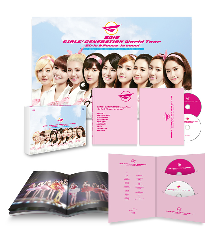GIRLS’ GENERATION WORLD TOUR “GIRLS & PEACE IN SEOUL” DVD - 2DISC + PHOTOBOOK