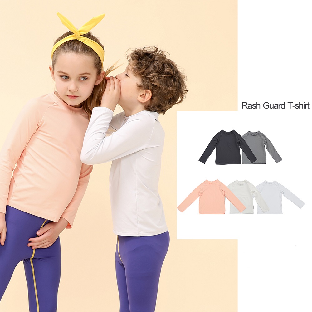 Kidsumplay Simple T-Shirt Rashguard เสื้อว่ายน้ำแขนยาวกัน UV