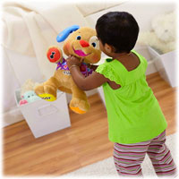 Fisher Price เจ้าตูบ tummy ตุ๊กตาเจ้าตูบ Tummy Laugh & Learn Learning Puppy